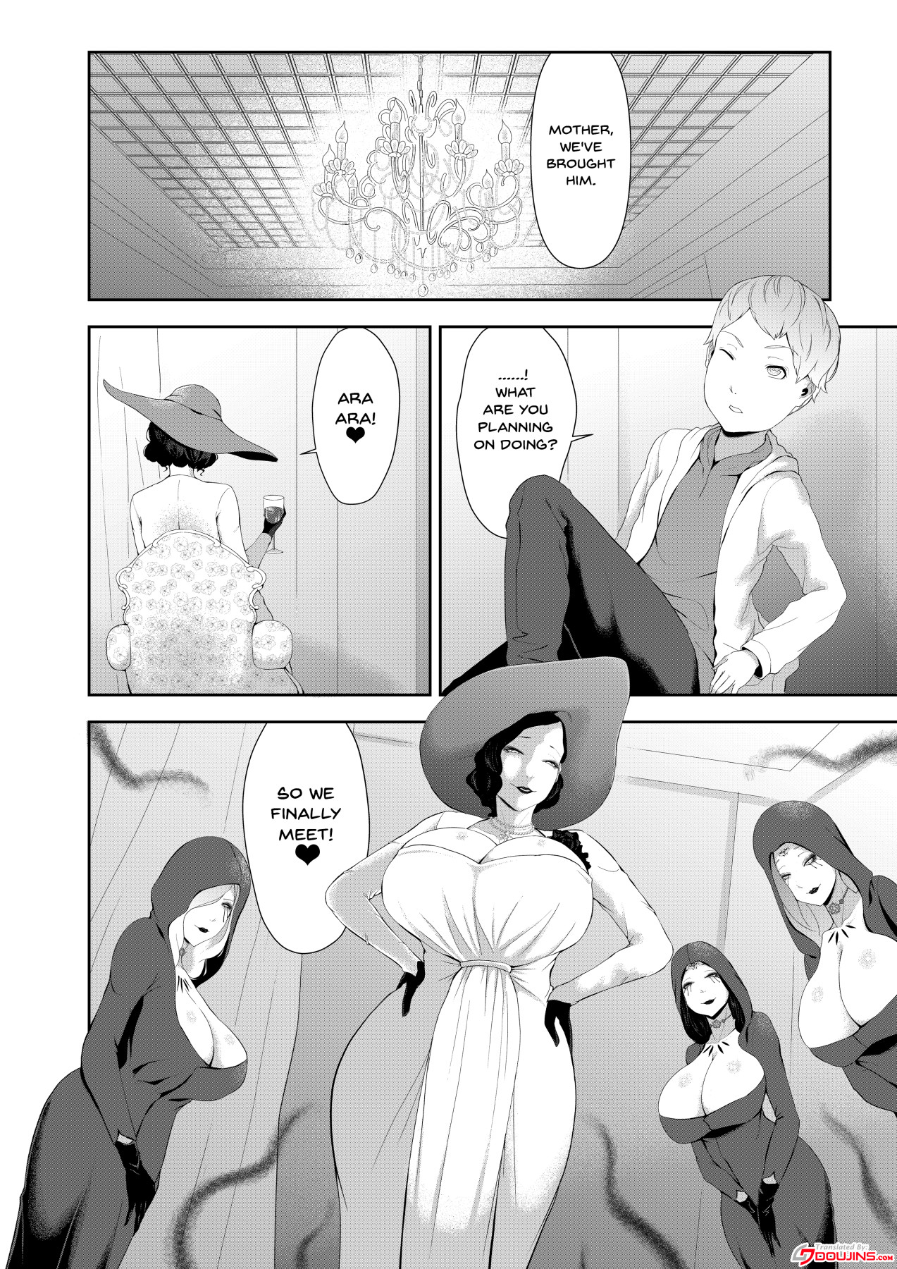 Hentai Manga Comic-Dimitrescu-sama's Squeezing Out Your Sperm-Read-3